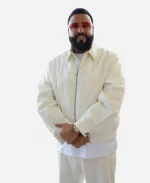 Starring Jimmy Fallon S13 DJ Khaled White Cotton Jacket