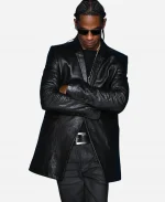 Travis Scott The Tonight Show Black Coat