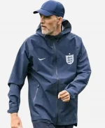 Thomas Tuchel England Anthem Hooded Jacket In Navy Blue