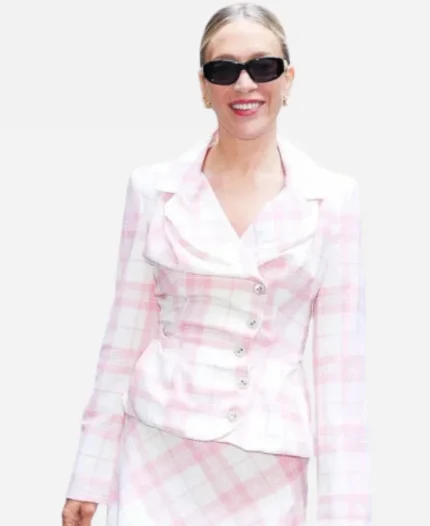 Today Show 2026 Chloe Sevigny Checked Blazer
