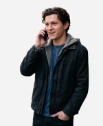 Spider Man Brand New Day 2026 Tom Holland Peter Parker Navy Blue Jacket