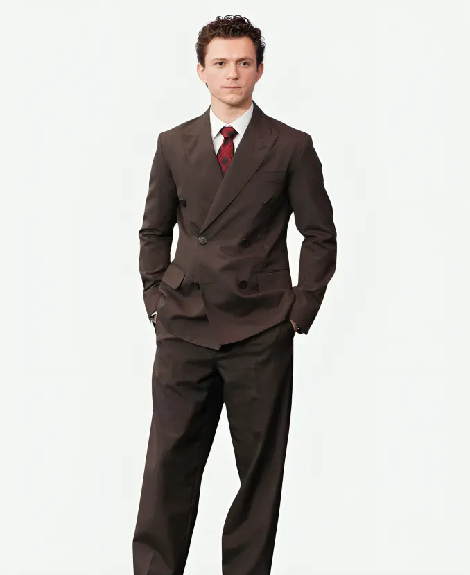 Tom Holland Spider-Man Brand New Day Premiere Suit Tom Holland Spider-Man Brand New Day Premiere Suit in Brown