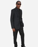 Travis Scott The Odyssey Premiere Pinstripe Suit