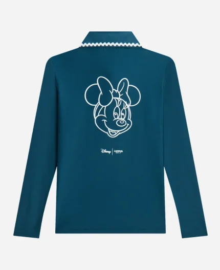 Carnival Golf x Disney Minnie Doodle LS Navy Blue Polo Shirt