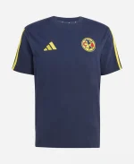 Adidas Club America Stadium 2026 DNA Navy Blue T-Shirt 