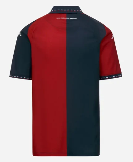 Kappa Genoa CFC 202627 Home kit Polo Jersey - Red & Black
