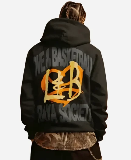 Unisex WNBA All Star Game 2026 Jason Sudeikis Black Printed Hoodie  