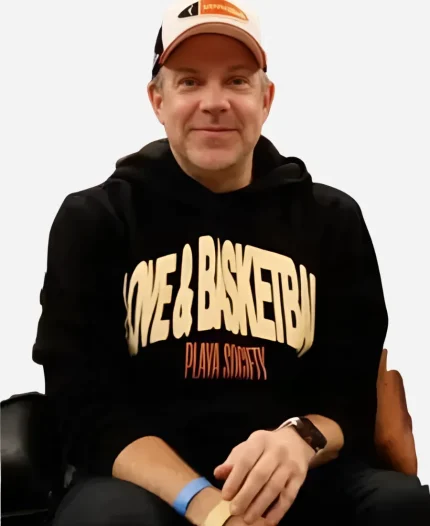 Unisex WNBA All Star Game 2026 Jason Sudeikis Black Print Hoodie  