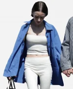 Lily Collins 2026 Wimbledon Blue Shirt