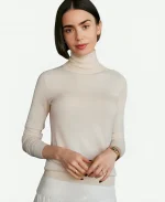 Wimbledon 2026 Lily Collins Turtleneck Sweater - Jacket Era