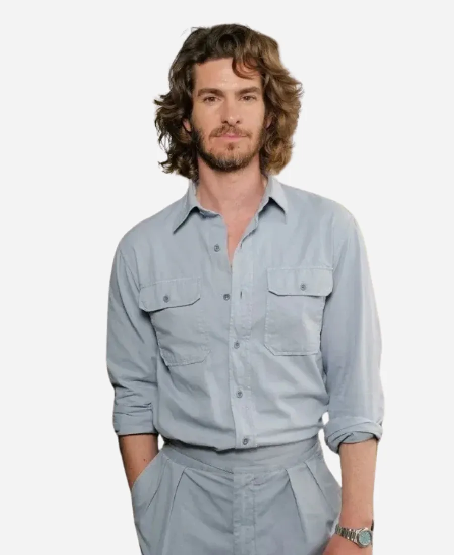 Wimbledon Tennis Championships 2026 Andrew Garfield shirt Wimbledon Tennis Championships 2026 Andrew Garfield shirt -Grey