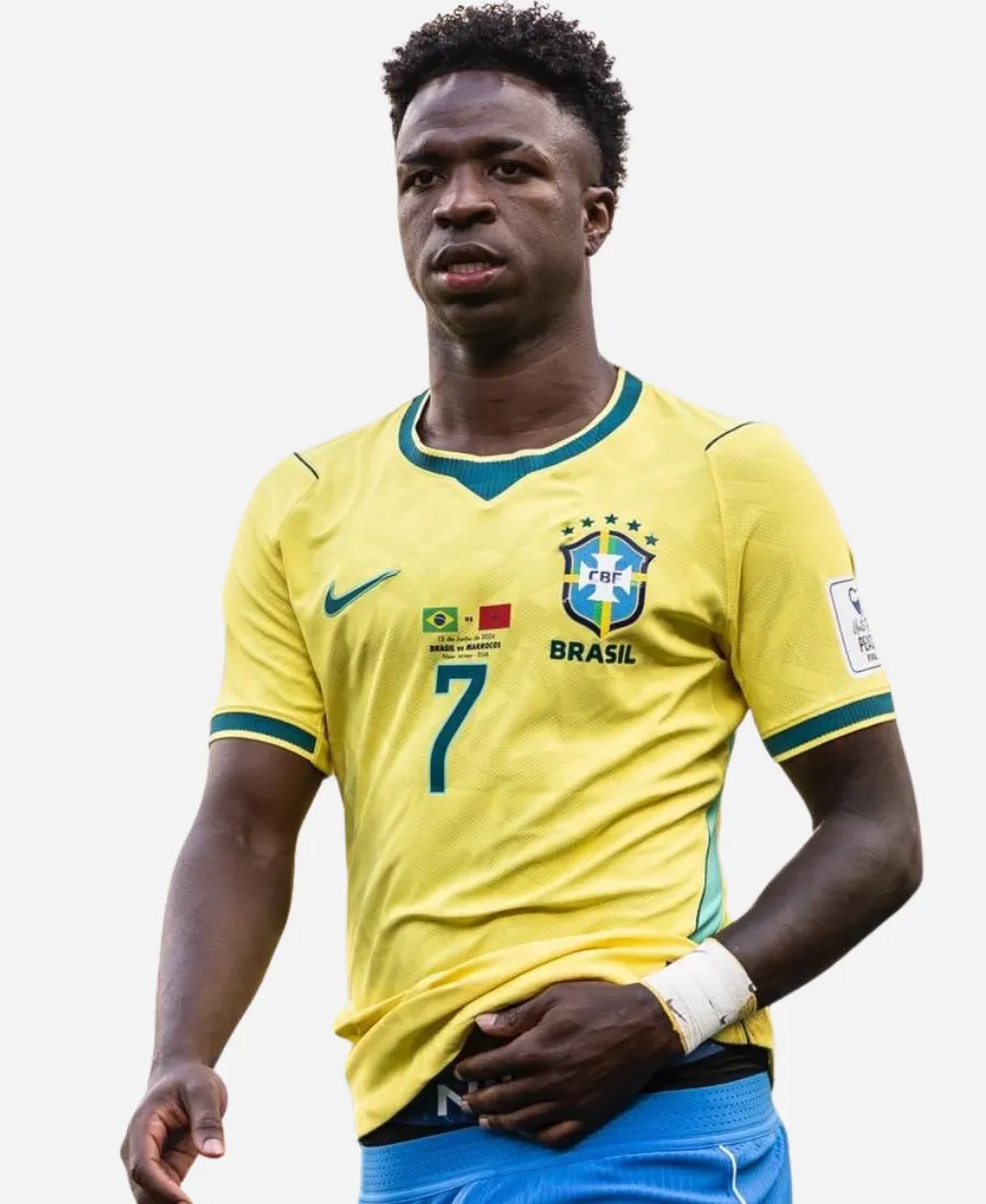 World Cup 2026 Brazil vs Morocco VINI JR. 7 Jersey Brazil vs Morocco VINI JR. 7 Jersey