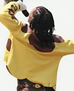 FIFA World Cup 2026 Final Halftime Show Swae Lee Yellow Leather Flowerboy Jacket