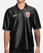 Nike World Cup 2026 Norway National Team Energy Black Soccer Shirt