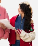 Yali Topol Margalith A Good Girl’s Guide to Murder S02 Lauren Gibson Red & White Varsity Jacket