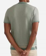  Guyviaud Joseph Tv Series Zatima S04 Striped Knit Polo Shirt