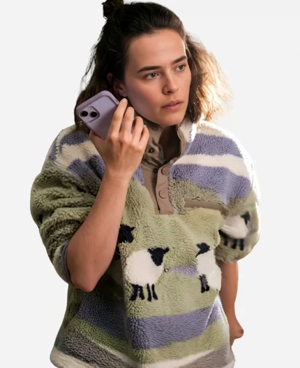 Voicemails for Isabelle 2026 Zoey Deutch Sheep Sweatshirt