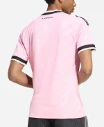 Rear view of male model wearing Adidas Juventus 26/27 Away Jersey for Men