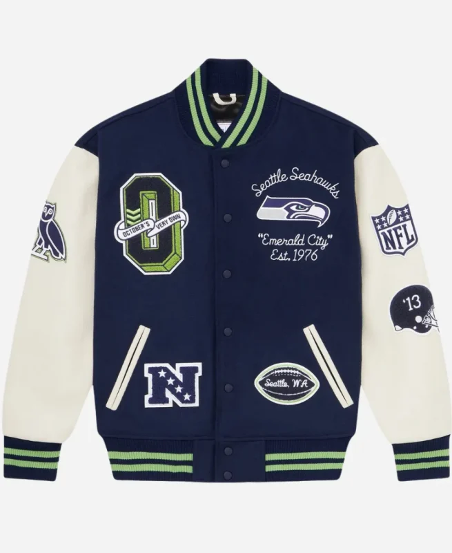seattle-seahawks-ovo-nfl-varsity-jacket-front