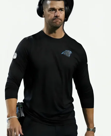 Nike Panthers Preseason Dave Canales Black T-Shirt