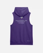 Minnesota Vikings Sideline Sleeveless Hoodie