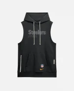 Pittsburgh Steelers Sideline Sleeveless Hoodie