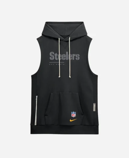 Pittsburgh Steelers Sideline Sleeveless Hoodie