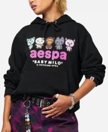 A Bathing Ape Bape x Aespa Baby Milo Hoodie