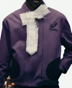 Carnan x ASICS Path II Purple & Black Wool Utility Work Jacket
