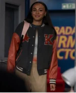 Abbie Hern Ted Lasso Tv Series S04 Black & Red Bomber Jacket 
