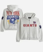 Abercrombie & Fitch Giants Full-Zip Hoodie in Greybb