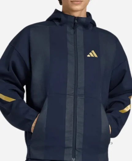 Adidas Argentina 2026 ZNE Navy Blue Track Top Jacket