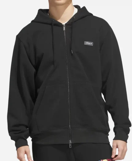 Gonz Graphic Adidas Skateboarding Black Full-Zip Hoodie
