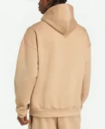 Adidas 2026 Z.N.E. Beige Full-Zip Hooded Track Jacket