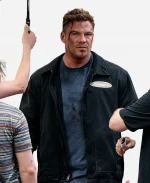 Alan Ritchson Reacher S04 Jack Reacher Black Cotton Jacket