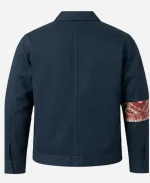 Alan Ritchson Reacher S04 Navy Blue Cotton Jacket