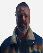 All Night Wrong Tyler Labine Blue Rainbow Stripes Jacket