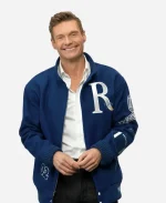 American Idol Ryan Seacrest Air Branding Wool Varsity Jacket