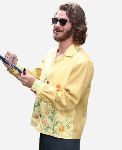 Andrew Garfield NYC 2026 Floral Shirt