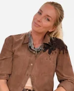 Annabelle Wallis Mutiny 2026 Angie Ellis Cotton Shirt