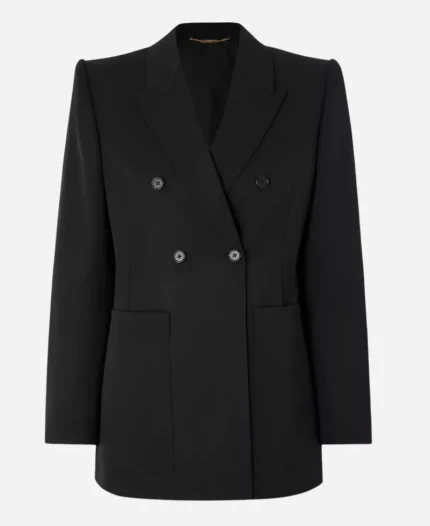 Annette Bening Lucky S01 Black Blazer