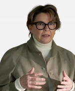 Annette Bening Lucky S01 Priscilla Masterson Bomber Jacket