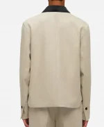 Annette Bening Lucky S01 Priscilla Matheson Workwear Beige Jacket
