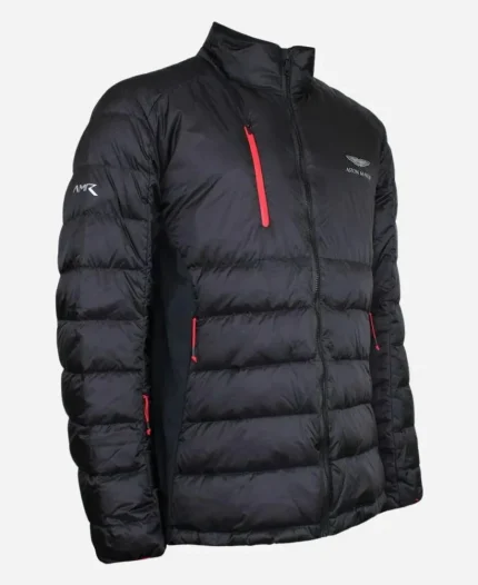 Hackett Aston Martin Apex Black Moto Jacket