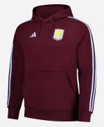 Adidas Aston Villa Football Club DNA Maroon Hoodie