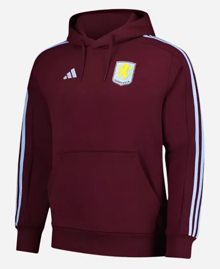 Adidas Aston Villa Football Club DNA Maroon Hoodie
