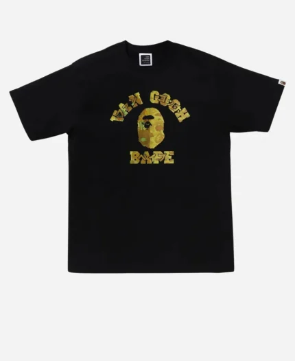 BAPE X VGM College Black T-Shirt