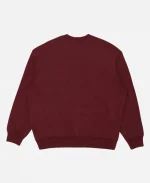 Bape x Disney Mickey Mouse Baby Milo Burgundy Sweatshirt