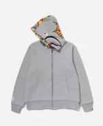 Bape x Medicom Toy Be@R Shark Reversible Hoodie