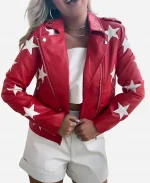 Battle Camp S01 Polly Brindle Buddy Love Star Leather Jacket